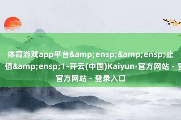 体育游戏app平台&ensp;&ensp;止境辅导：值&ensp;1-开云(中国)Kaiyun·官方网站 - 登录入口