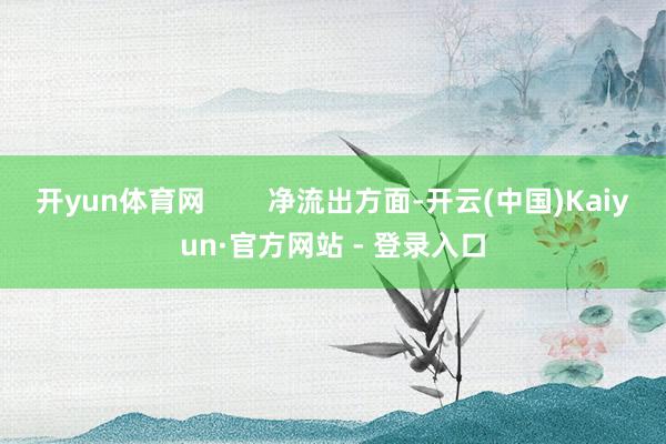 开yun体育网        净流出方面-开云(中国)Kaiyun·官方网站 - 登录入口