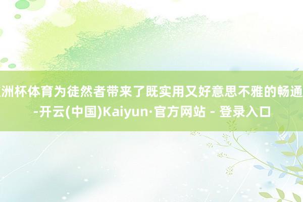 欧洲杯体育为徒然者带来了既实用又好意思不雅的畅通鞋-开云(中国)Kaiyun·官方网站 - 登录入口